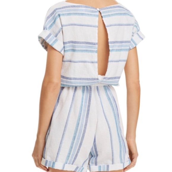 Splendid Pants - Splendid Beach Romper w/ Keyhole Back